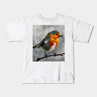 European Robin Kids T-Shirt